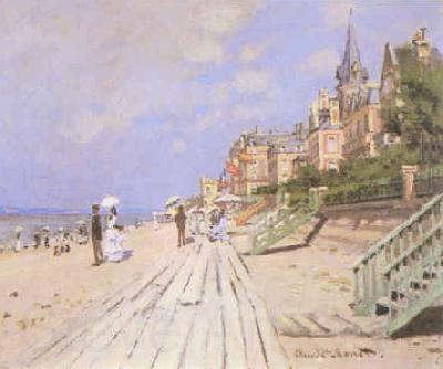 Claude Monet Beach at Trouville Germany oil painting art
